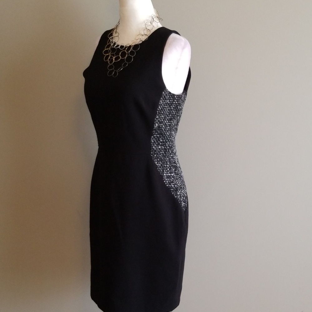 Banana Republic dress with tweed
